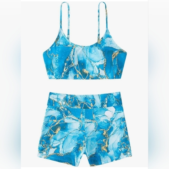 Floerns Women's Tie Dye Ruched Bikini #618 NWOT - Picture 9 of 11